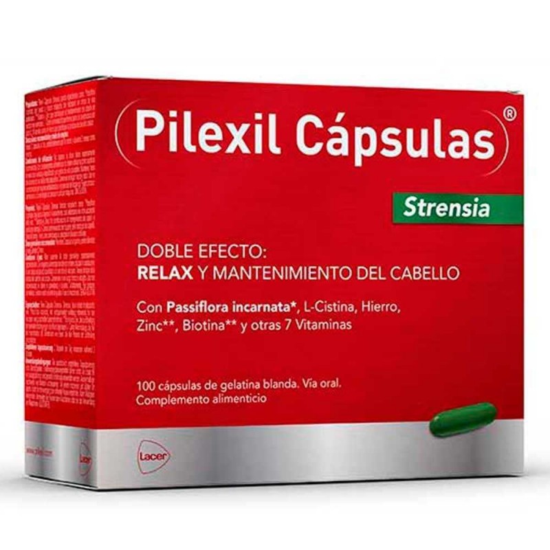 PILEXIL STRENSIA 100 CAPSULAS