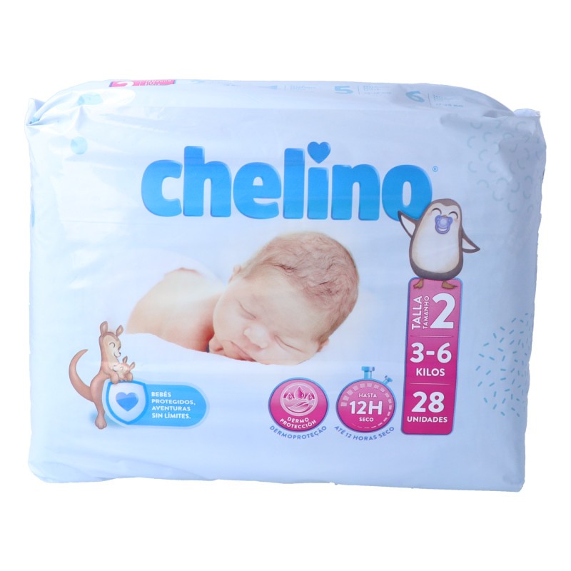 CHELINO FASHION & LOVE PAÑAL INFANTIL T- 2 (3 -