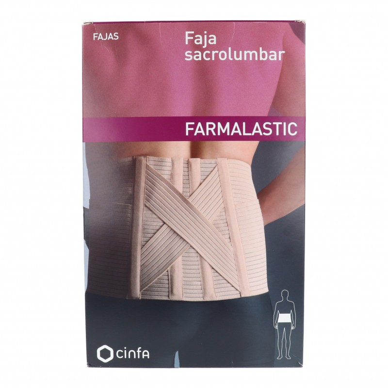 FAJA SACROLUMBAR FARMALASTIC CONTORNO CINT 105-1