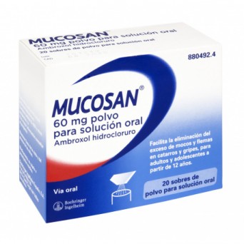 MUCOSAN 60 mg 20 SOBRES...