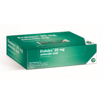 ENDOLEX 25 mg 10 SOBRES...